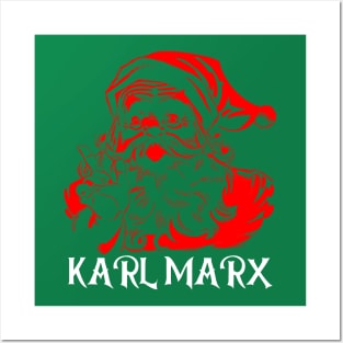 Santa Karl Marx Posters and Art